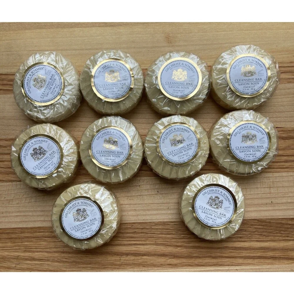 Gilchrist & Soames Cleansing Bar Oatmeal Natural Soap 1.5 oz - Lot of 10